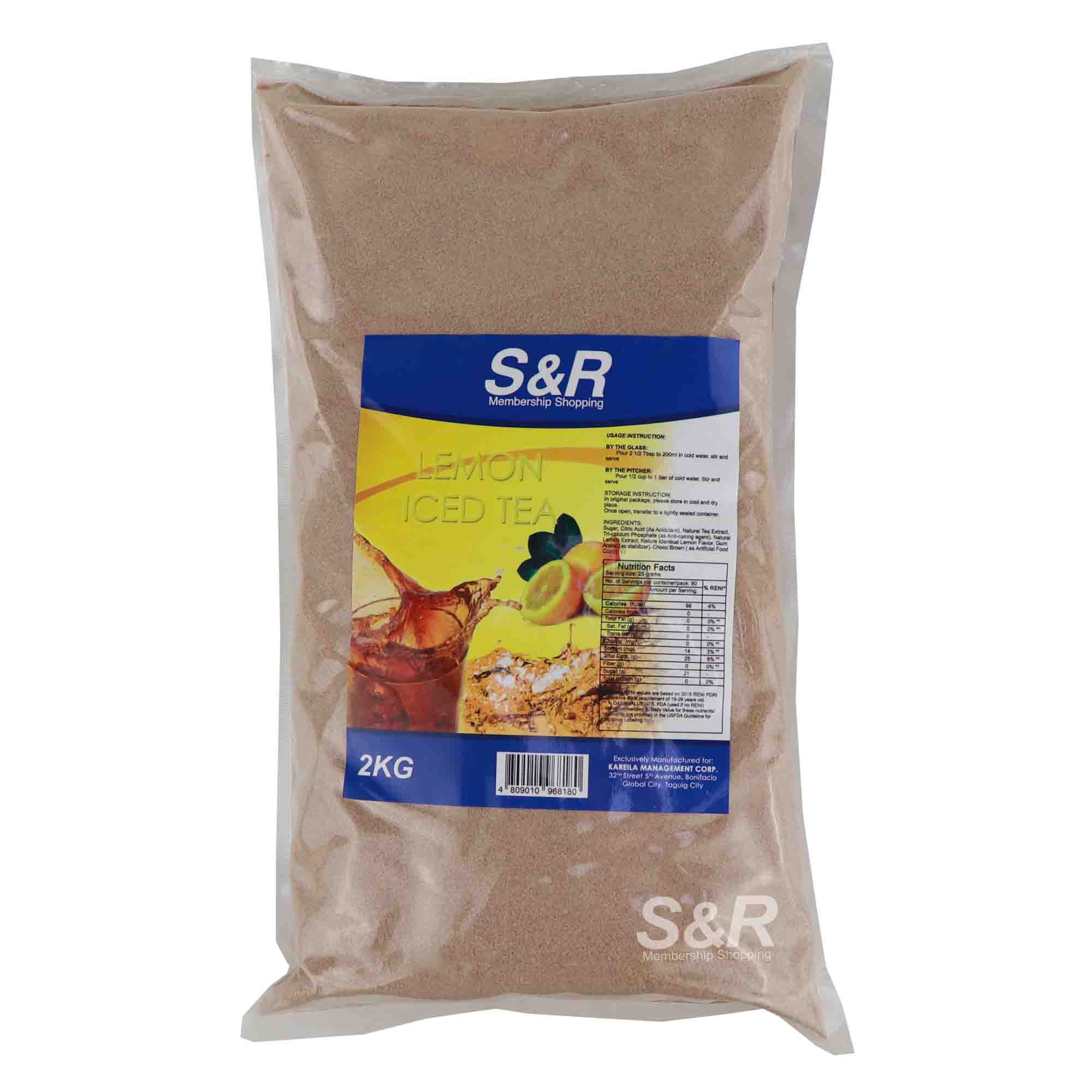 S&R Lemon Iced Tea 2kg S&R Lemon Iced Tea 2kg